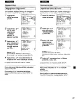 Preview for 77 page of Panasonic DVDA100 - DVD Operating Instructions Manual