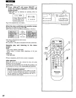 Предварительный просмотр 32 страницы Panasonic DVDA110 - DIG. VIDEO DISCPLAYE Operating Instructions Manual