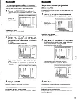 Предварительный просмотр 47 страницы Panasonic DVDA110 - DIG. VIDEO DISCPLAYE Operating Instructions Manual