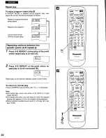 Предварительный просмотр 52 страницы Panasonic DVDA110 - DIG. VIDEO DISCPLAYE Operating Instructions Manual