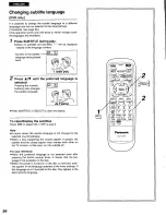 Предварительный просмотр 56 страницы Panasonic DVDA110 - DIG. VIDEO DISCPLAYE Operating Instructions Manual