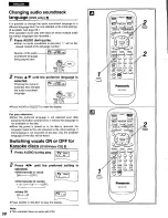 Предварительный просмотр 58 страницы Panasonic DVDA110 - DIG. VIDEO DISCPLAYE Operating Instructions Manual