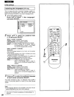 Предварительный просмотр 66 страницы Panasonic DVDA110 - DIG. VIDEO DISCPLAYE Operating Instructions Manual