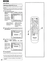 Предварительный просмотр 68 страницы Panasonic DVDA110 - DIG. VIDEO DISCPLAYE Operating Instructions Manual