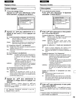 Предварительный просмотр 79 страницы Panasonic DVDA110 - DIG. VIDEO DISCPLAYE Operating Instructions Manual