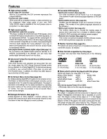 Preview for 4 page of Panasonic DVDA120U - DIG. VIDEO DISCPLAYE Operating Instructions Manual