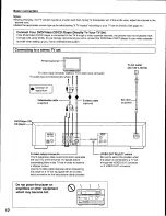 Preview for 10 page of Panasonic DVDA120U - DIG. VIDEO DISCPLAYE Operating Instructions Manual