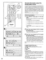 Preview for 20 page of Panasonic DVDA120U - DIG. VIDEO DISCPLAYE Operating Instructions Manual