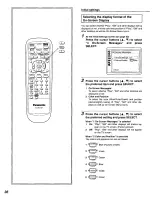 Preview for 36 page of Panasonic DVDA120U - DIG. VIDEO DISCPLAYE Operating Instructions Manual