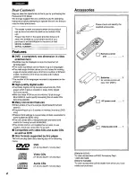 Preview for 4 page of Panasonic DVDA300 - DVD Operating Instructions Manual