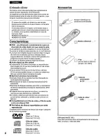 Preview for 8 page of Panasonic DVDA300 - DVD Operating Instructions Manual