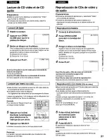 Preview for 51 page of Panasonic DVDA300 - DVD Operating Instructions Manual