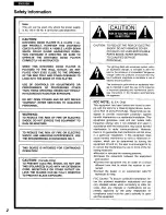 Предварительный просмотр 2 страницы Panasonic DVDA310 - DIG. VIDEO DISCPLAYE Operating Instructions Manual