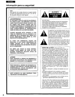 Предварительный просмотр 6 страницы Panasonic DVDA310 - DIG. VIDEO DISCPLAYE Operating Instructions Manual