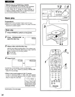 Предварительный просмотр 32 страницы Panasonic DVDA310 - DIG. VIDEO DISCPLAYE Operating Instructions Manual