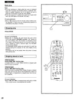 Предварительный просмотр 36 страницы Panasonic DVDA310 - DIG. VIDEO DISCPLAYE Operating Instructions Manual