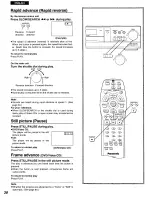 Предварительный просмотр 38 страницы Panasonic DVDA310 - DIG. VIDEO DISCPLAYE Operating Instructions Manual