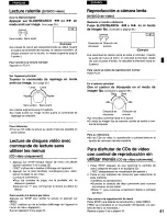 Предварительный просмотр 41 страницы Panasonic DVDA310 - DIG. VIDEO DISCPLAYE Operating Instructions Manual