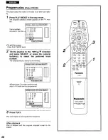 Предварительный просмотр 48 страницы Panasonic DVDA310 - DIG. VIDEO DISCPLAYE Operating Instructions Manual