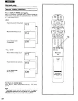 Предварительный просмотр 52 страницы Panasonic DVDA310 - DIG. VIDEO DISCPLAYE Operating Instructions Manual