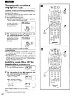 Предварительный просмотр 60 страницы Panasonic DVDA310 - DIG. VIDEO DISCPLAYE Operating Instructions Manual