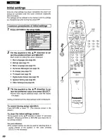 Предварительный просмотр 66 страницы Panasonic DVDA310 - DIG. VIDEO DISCPLAYE Operating Instructions Manual