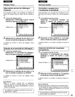 Предварительный просмотр 75 страницы Panasonic DVDA310 - DIG. VIDEO DISCPLAYE Operating Instructions Manual