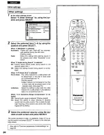 Предварительный просмотр 84 страницы Panasonic DVDA310 - DIG. VIDEO DISCPLAYE Operating Instructions Manual