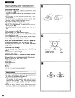 Предварительный просмотр 88 страницы Panasonic DVDA310 - DIG. VIDEO DISCPLAYE Operating Instructions Manual