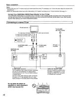 Preview for 12 page of Panasonic DVDC220 - DVD C220 Changer Operating Instructions Manual