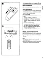 Preview for 17 page of Panasonic DVDC220 - DVD C220 Changer Operating Instructions Manual