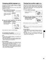 Preview for 33 page of Panasonic DVDC220 - DVD C220 Changer Operating Instructions Manual