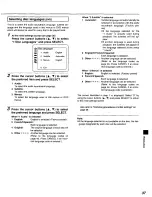 Preview for 37 page of Panasonic DVDC220 - DVD C220 Changer Operating Instructions Manual