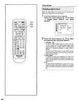 Preview for 42 page of Panasonic DVDC220 - DVD C220 Changer Operating Instructions Manual