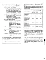 Preview for 43 page of Panasonic DVDC220 - DVD C220 Changer Operating Instructions Manual