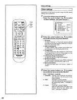 Preview for 44 page of Panasonic DVDC220 - DVD C220 Changer Operating Instructions Manual