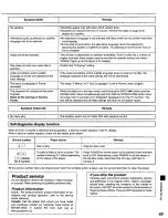 Preview for 49 page of Panasonic DVDC220 - DVD C220 Changer Operating Instructions Manual