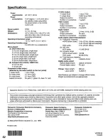 Preview for 52 page of Panasonic DVDC220 - DVD C220 Changer Operating Instructions Manual