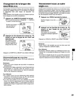 Preview for 85 page of Panasonic DVDC220 - DVD C220 Changer Operating Instructions Manual