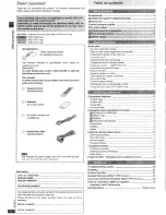 Preview for 2 page of Panasonic DVDCP67 - DIG. VIDEO DISC PLAY Operating Instructions Manual