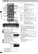 Preview for 8 page of Panasonic DVDF61P Operating Instructions Manual