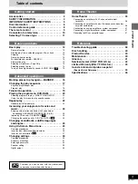 Preview for 3 page of Panasonic DVDH2000 - DIG. VIDEO DISCPLAYE Operating Instructions Manual