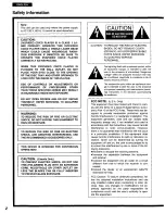 Предварительный просмотр 2 страницы Panasonic DVDK510D - DIG. VIDEO DISCPLAYE Operating Instructions Manual