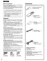 Предварительный просмотр 8 страницы Panasonic DVDK510D - DIG. VIDEO DISCPLAYE Operating Instructions Manual