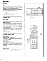 Предварительный просмотр 34 страницы Panasonic DVDK510D - DIG. VIDEO DISCPLAYE Operating Instructions Manual