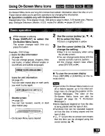 Предварительный просмотр 19 страницы Panasonic DVDLA85D - PORTABLE DVD Operating Instructions Manual