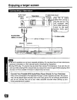 Предварительный просмотр 32 страницы Panasonic DVDLA85D - PORTABLE DVD Operating Instructions Manual