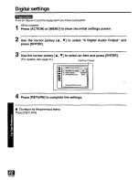 Предварительный просмотр 40 страницы Panasonic DVDLA85D - PORTABLE DVD Operating Instructions Manual