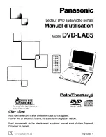 Предварительный просмотр 51 страницы Panasonic DVDLA85D - PORTABLE DVD Operating Instructions Manual