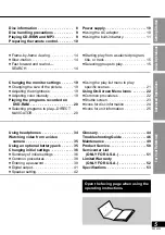 Preview for 5 page of Panasonic DVDLA95PP - PORTABLE DVD PLAYER Operating Instructions Manual